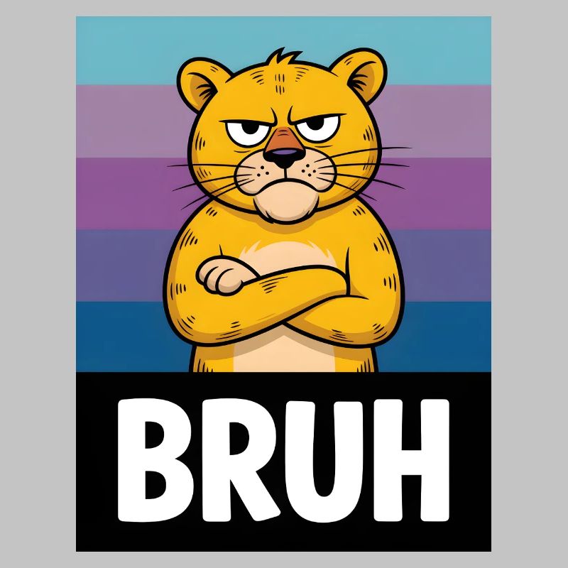 Grummel Katze BRUH