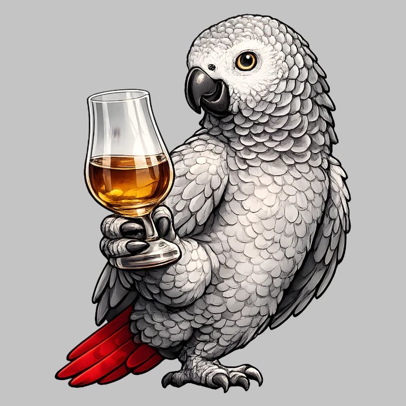 Graupapagei Whisky