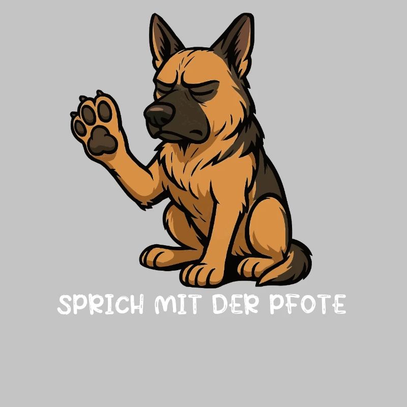 Sprich mit der Pfote Deutscher Schäferhund DSH