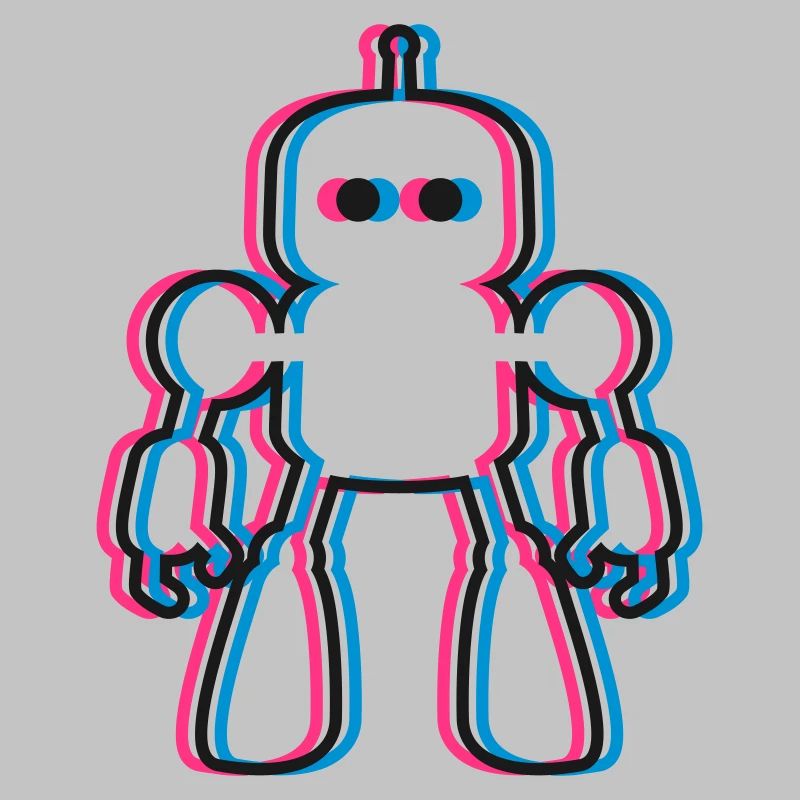 Robot 3D Effect AI Sci-Fi