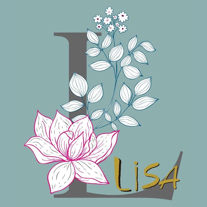 Buchstabe Initiale Lisa