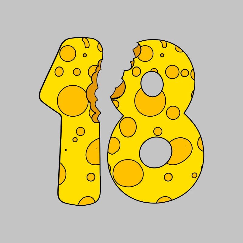 Fromage 18 ans - Cadeau 18e anniversaire