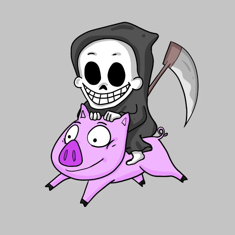 Grim Reaper Pig
