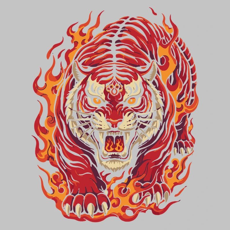 Feuertiger-Geist-Design