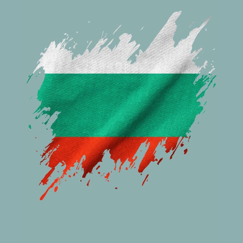 Drapeau bulgare, style déchiré
