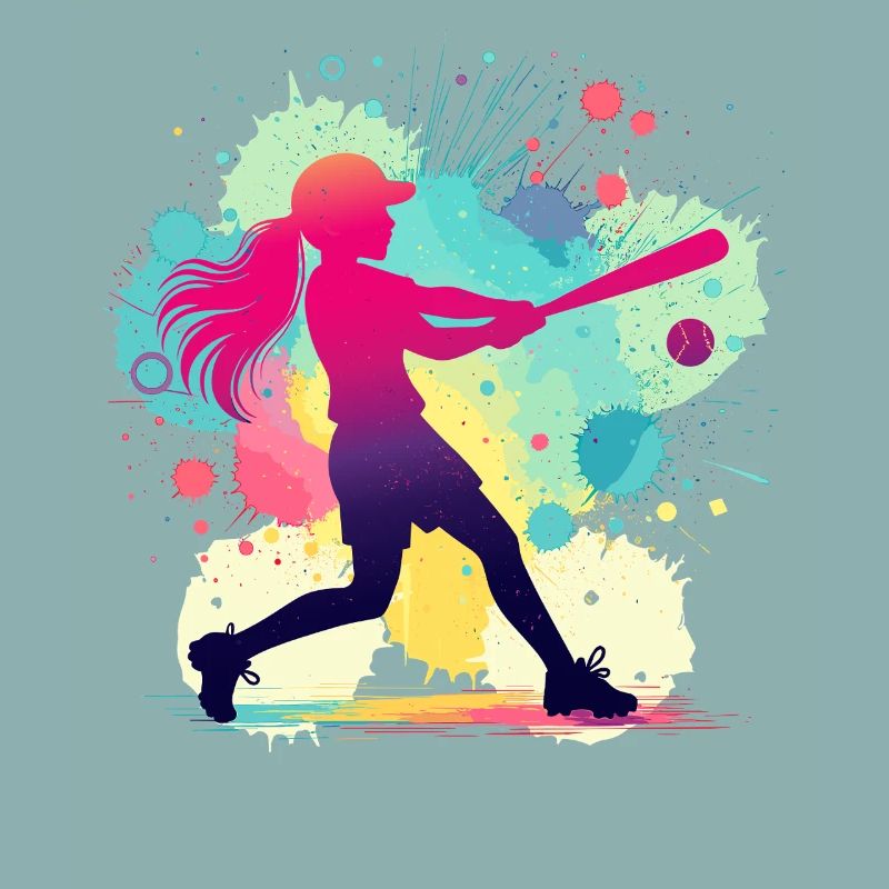 Joueuse de softball, softball, joueuse de softball