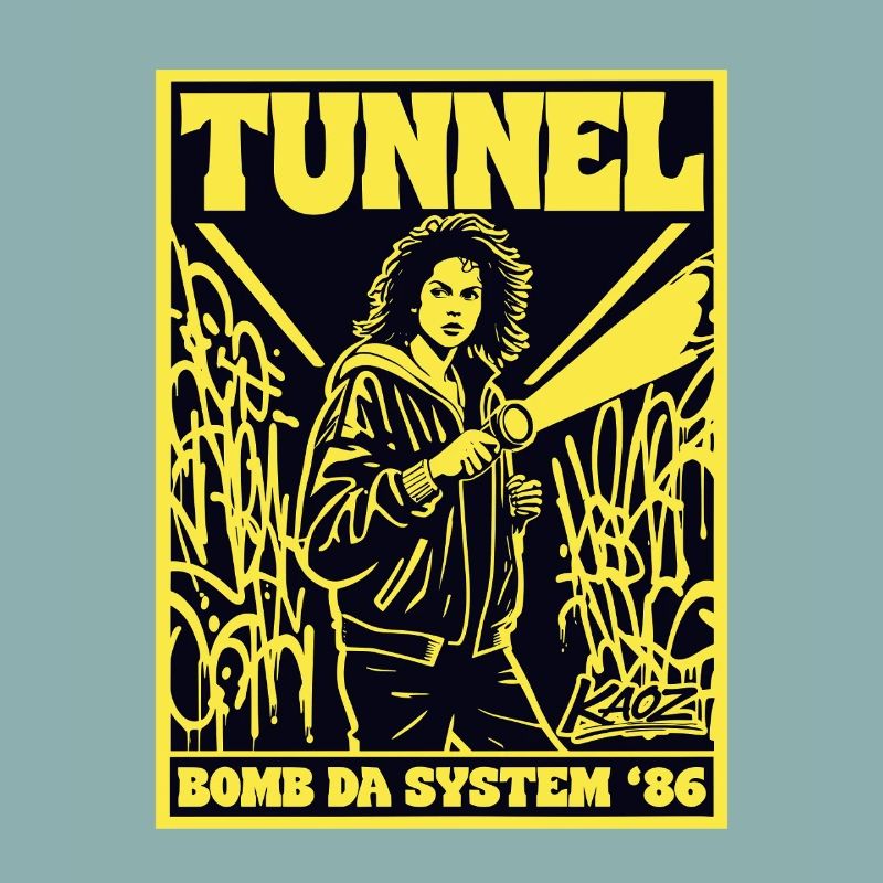 Tunnel Graffiti 86 Bomb Da System