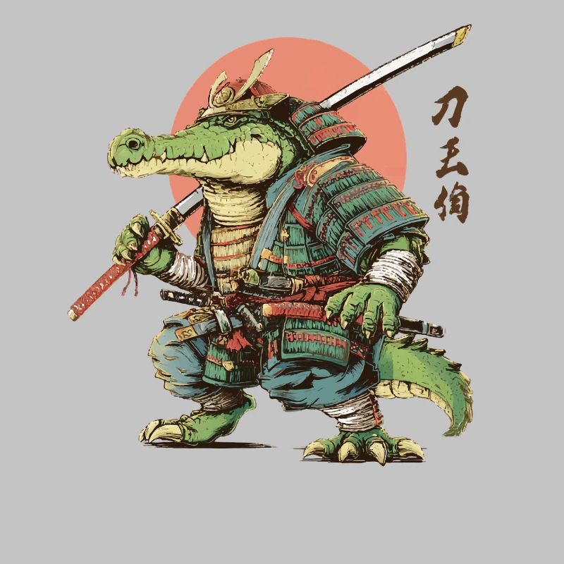 Gator Samurai Warrior