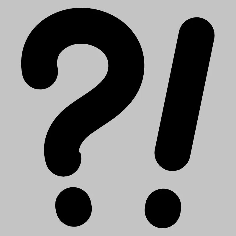 Question marks and exclamation marks