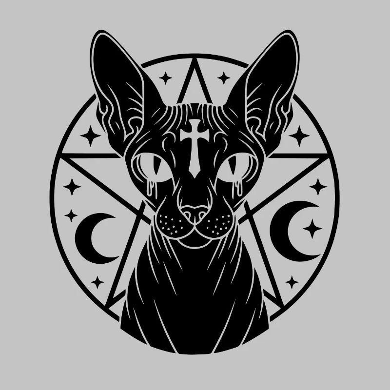 Sphynx Katze Okkult
