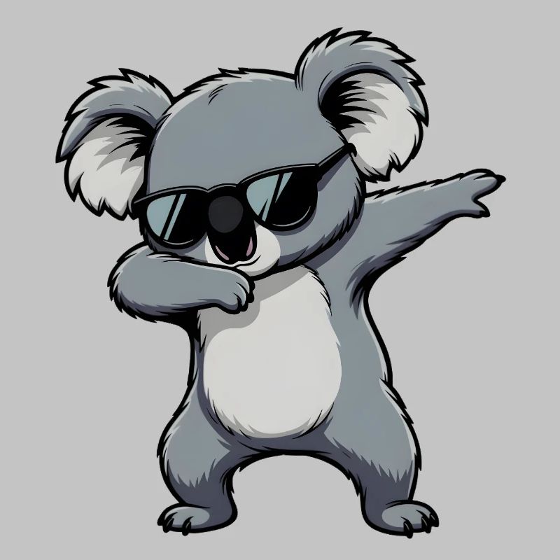 Dabbing Koala