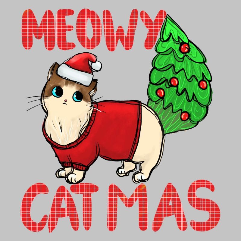 Pull de Noël Catmas Cat Meowy