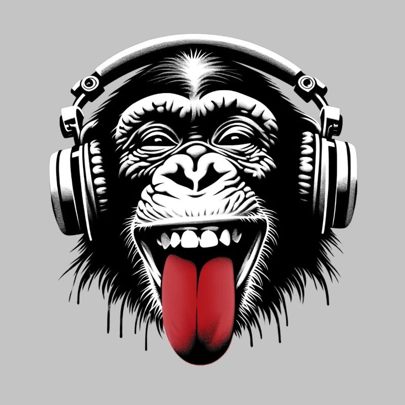 Kopfhörer Affe Musik Monkey World 🎧