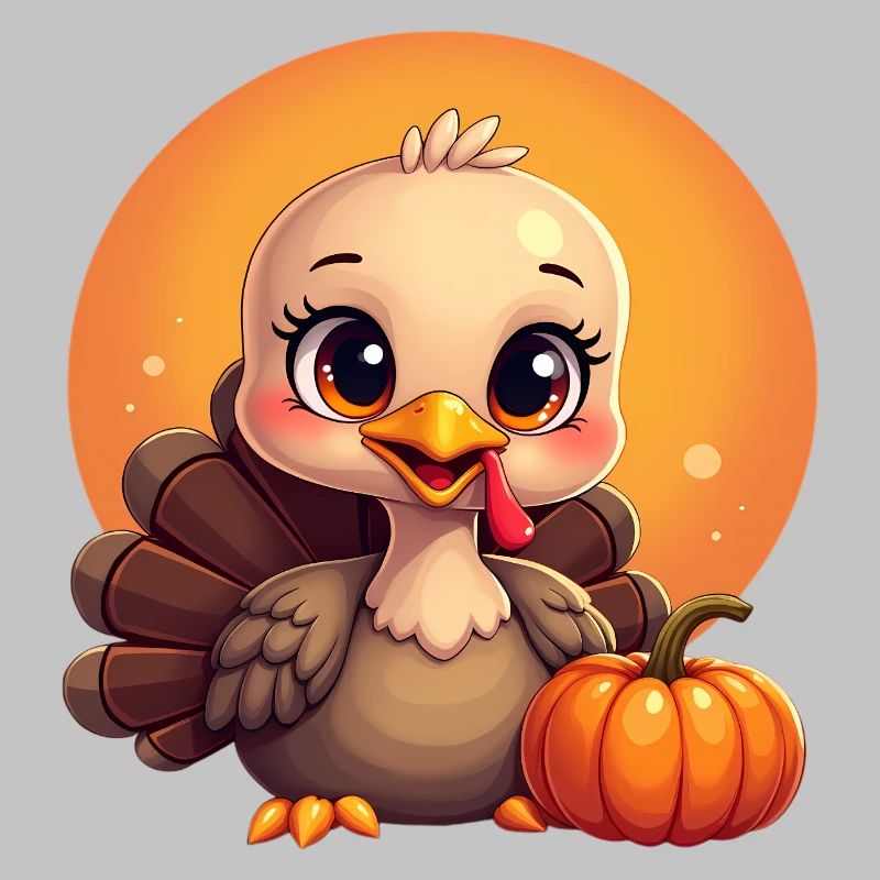Bébé dinde de Thanksgiving