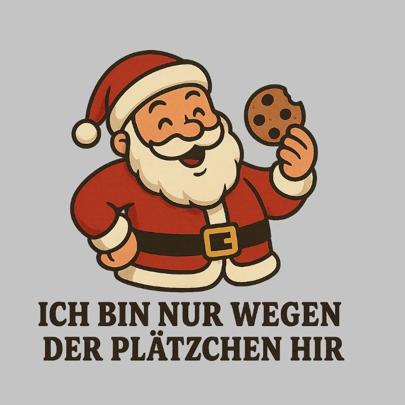 Santa Plätzchen Spruch
