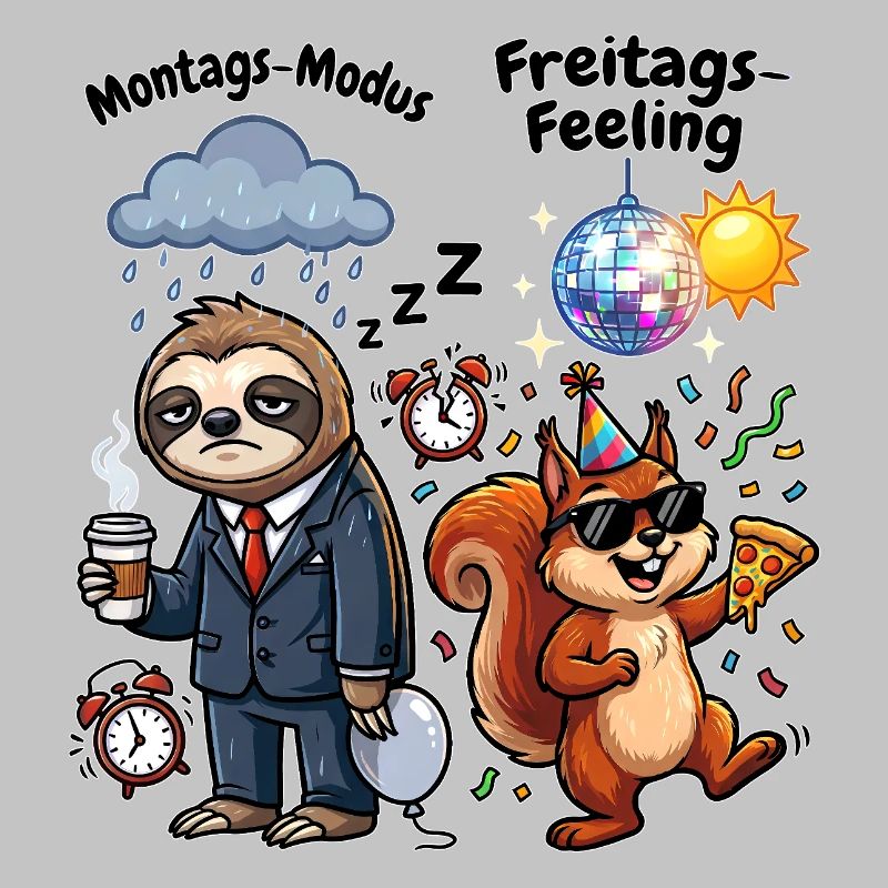 Mode lundi vs sensation du vendredi