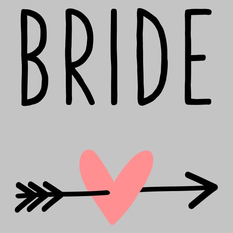 Bride Herz Amor Pfeil Junggesellenabschied