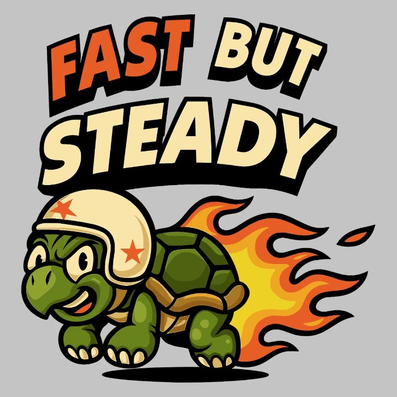 Fast yet durable turtle design