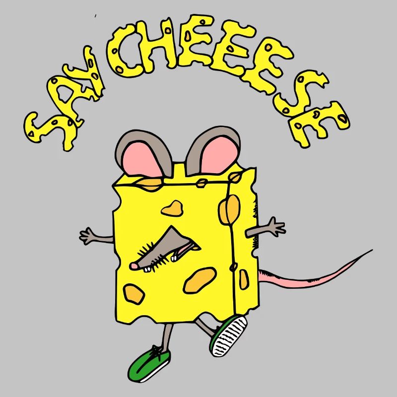 Héros fromage dans le style comic