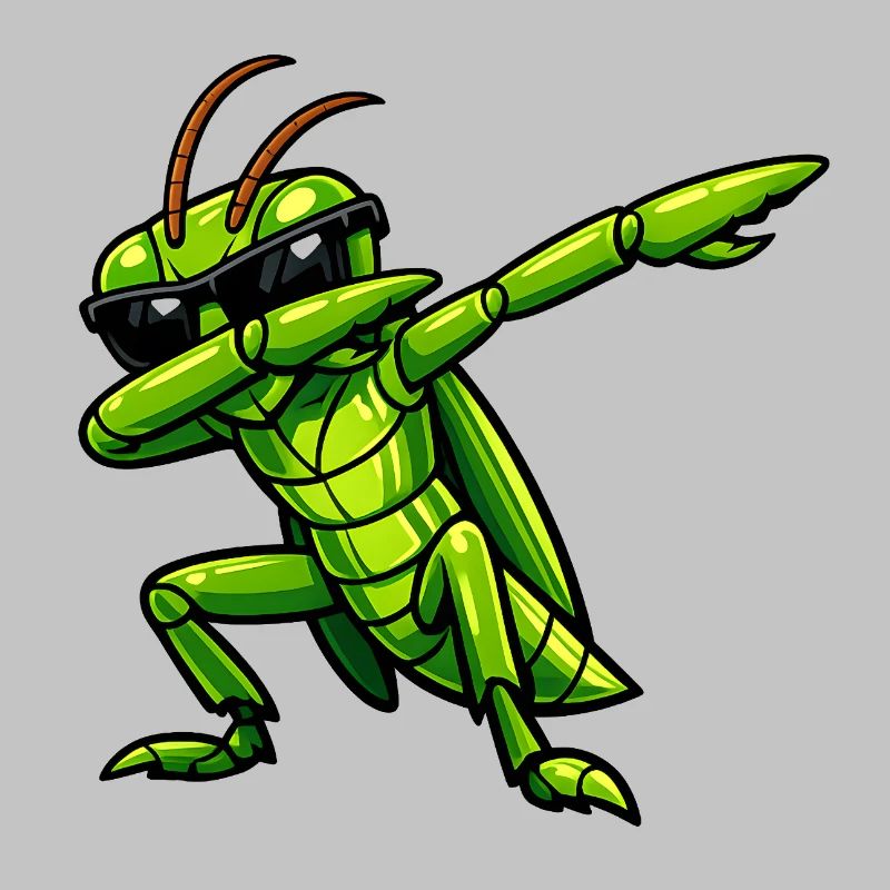 Dabbing Grashüpfer