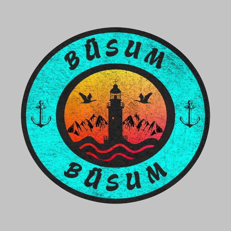 Büsum Leuchtturm Design / Geschenkidee