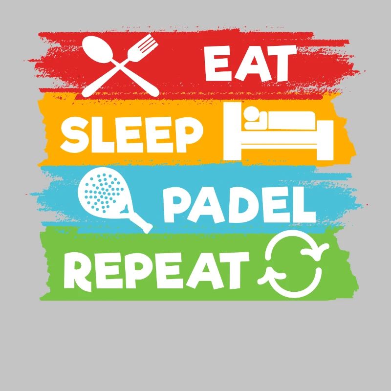 Padel Team Player Padel Racket Sport Statement