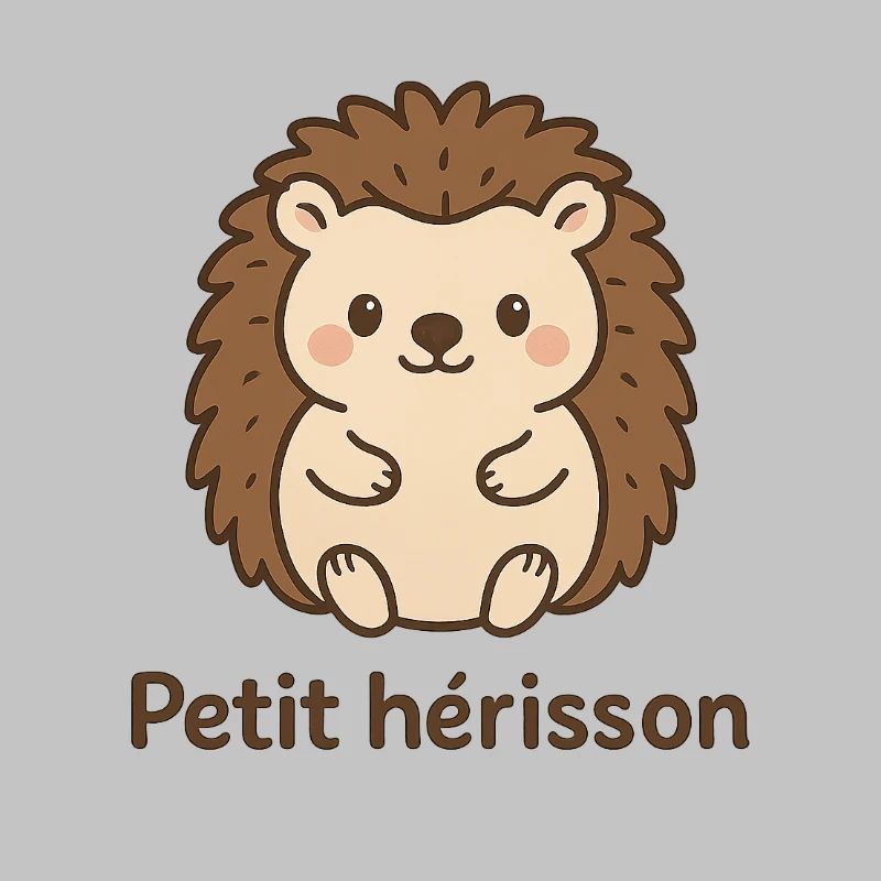 hérisson mignon "Petit hérisson"