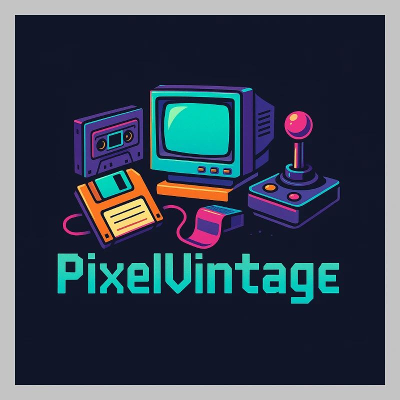 Retro-Computer und Pixel-Konsole