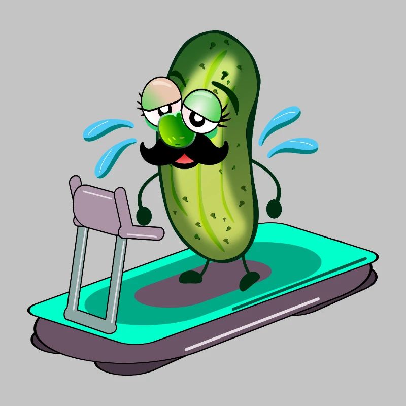 Tapis de course Papa Cornichons