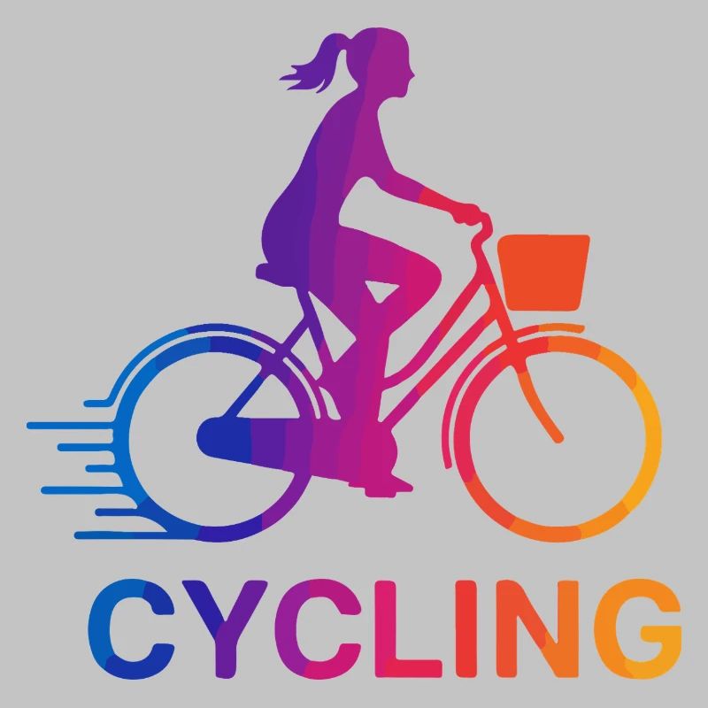 Cycliste Rainbow Gradient