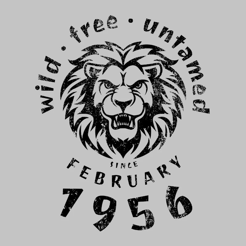 70. Geburtstag Wild, free & untamed since 02/1956