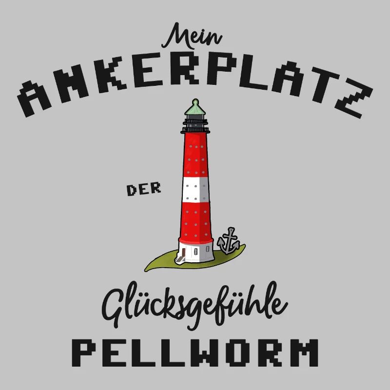 Pellworm, Ankerplatz Glücksgefühle, Leuchtturm