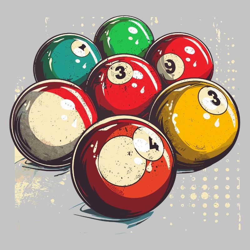 Boules de billard graphiques