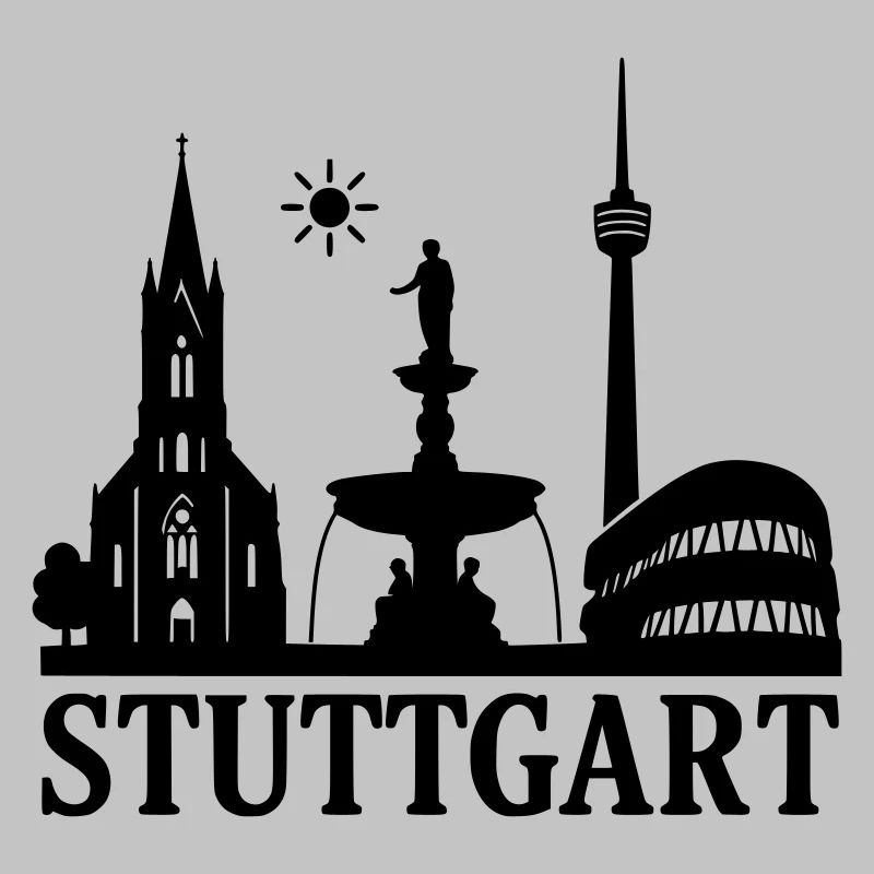 Stuttgart Silhouette Landmark