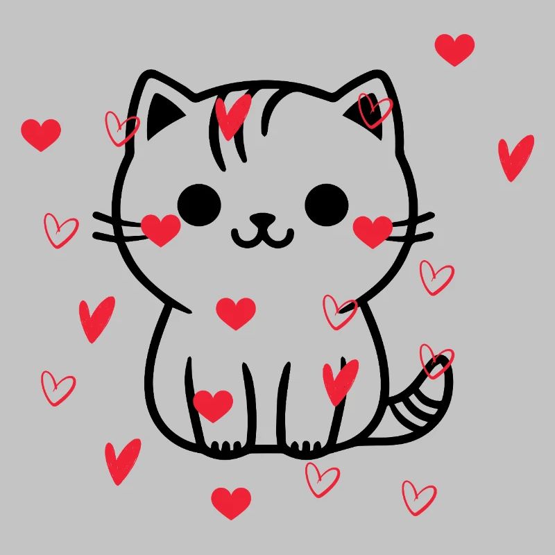 Herz Herz Katze
