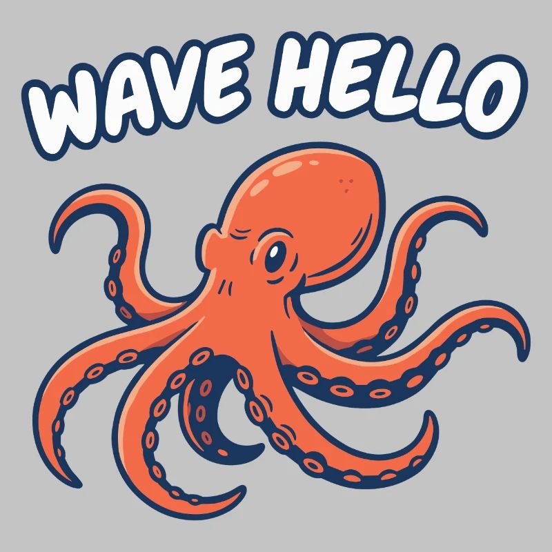 Wave Hello Squid