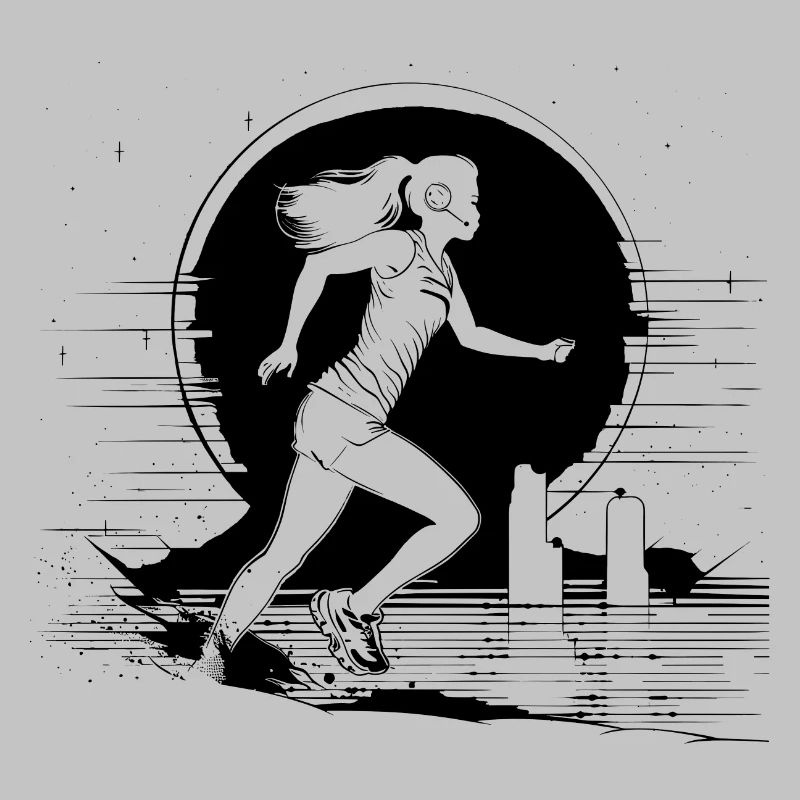 Runner Drawing
