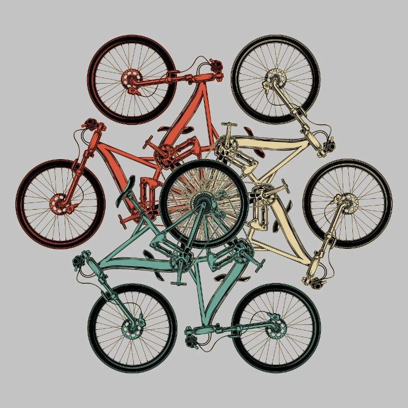 Bike Stack Collage