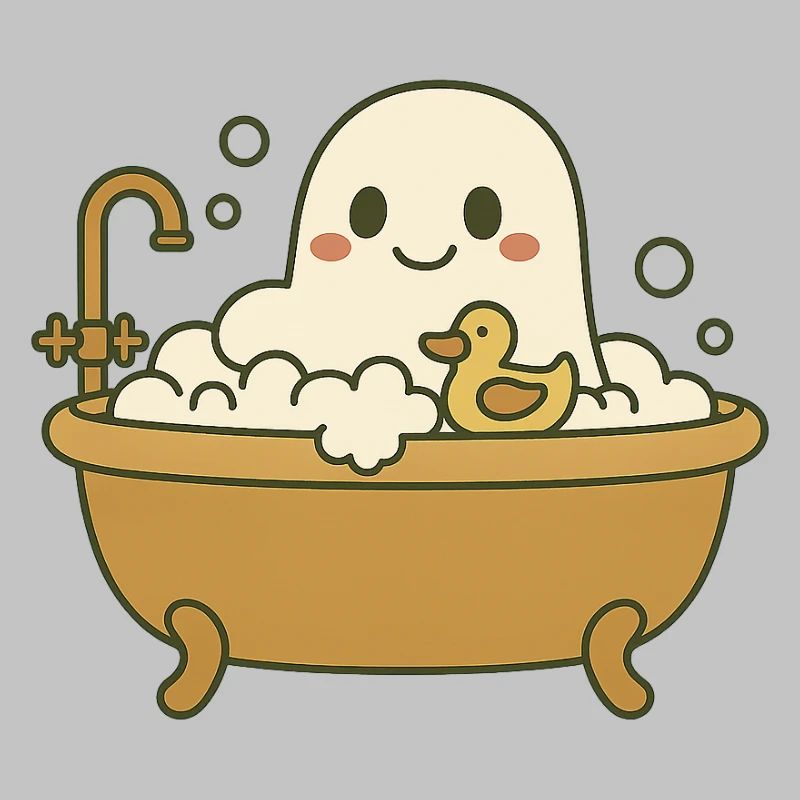 Ghost bubble bath