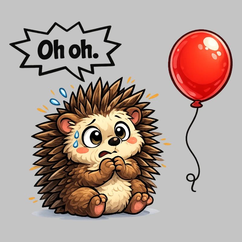 Süßer Igel Geschenk Idee mit Humor