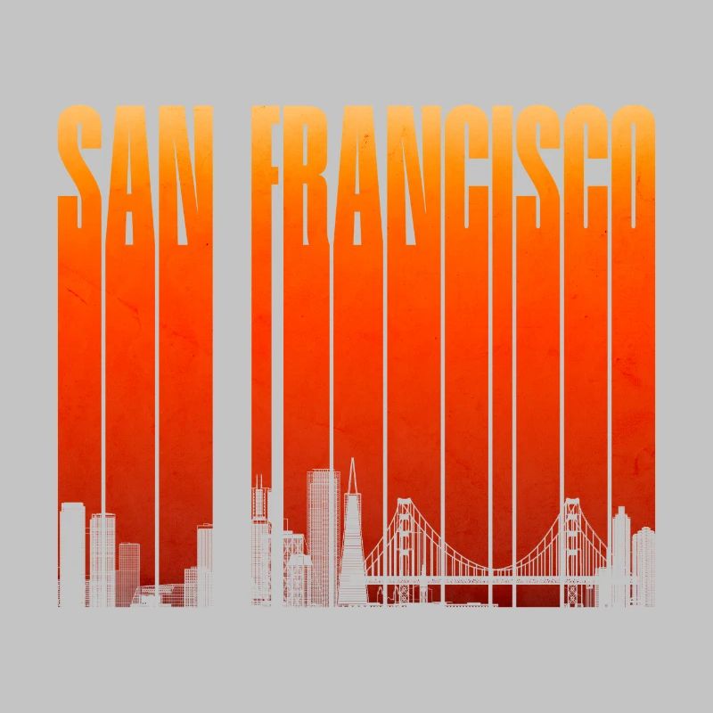 San Francisco Skyline Gradient