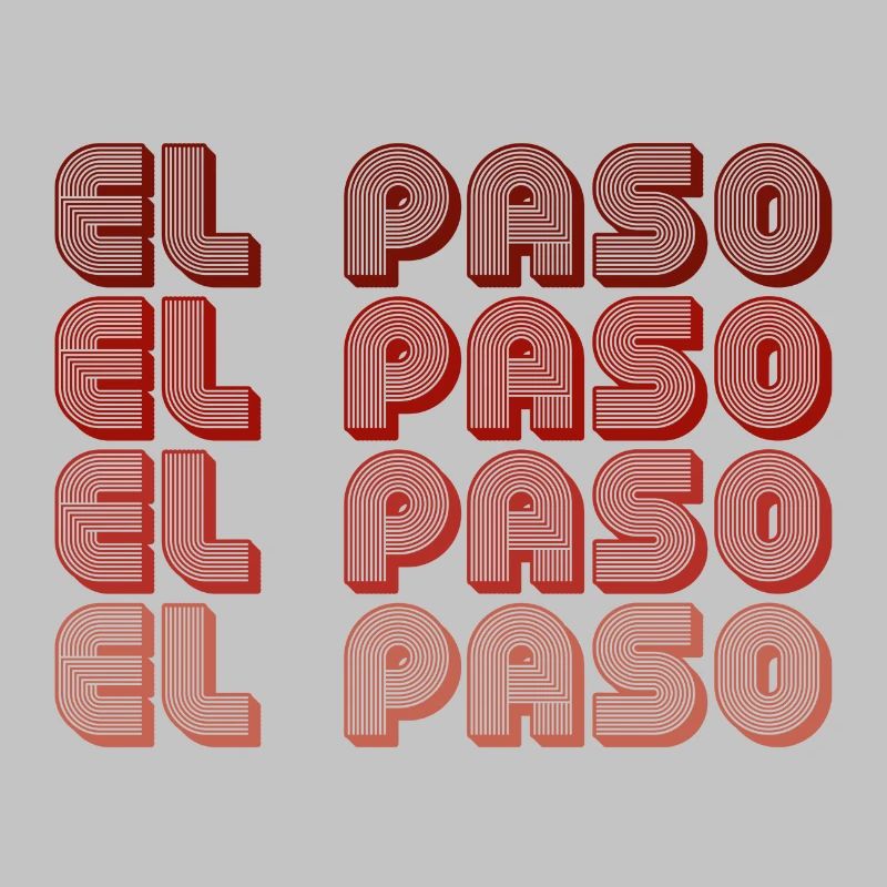 El Paso Block Letters Grid