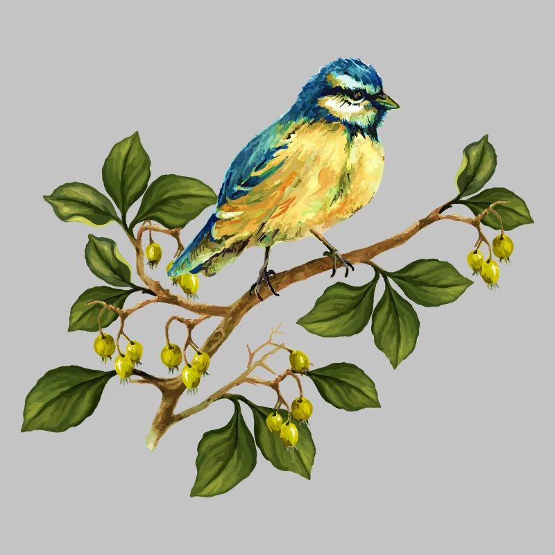Bunter Vogel