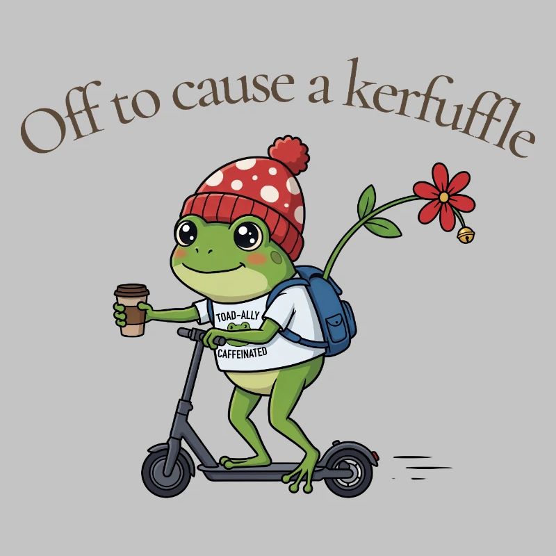 Frosch auf Roller: Kerfuffle
