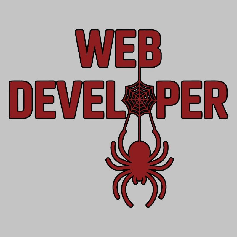 Web Developer Spider Logo Shirt