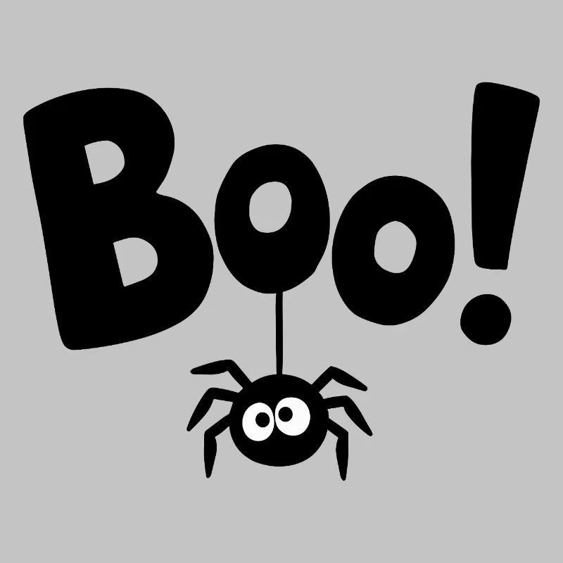 BOO! Funny Spider Statement Saying
