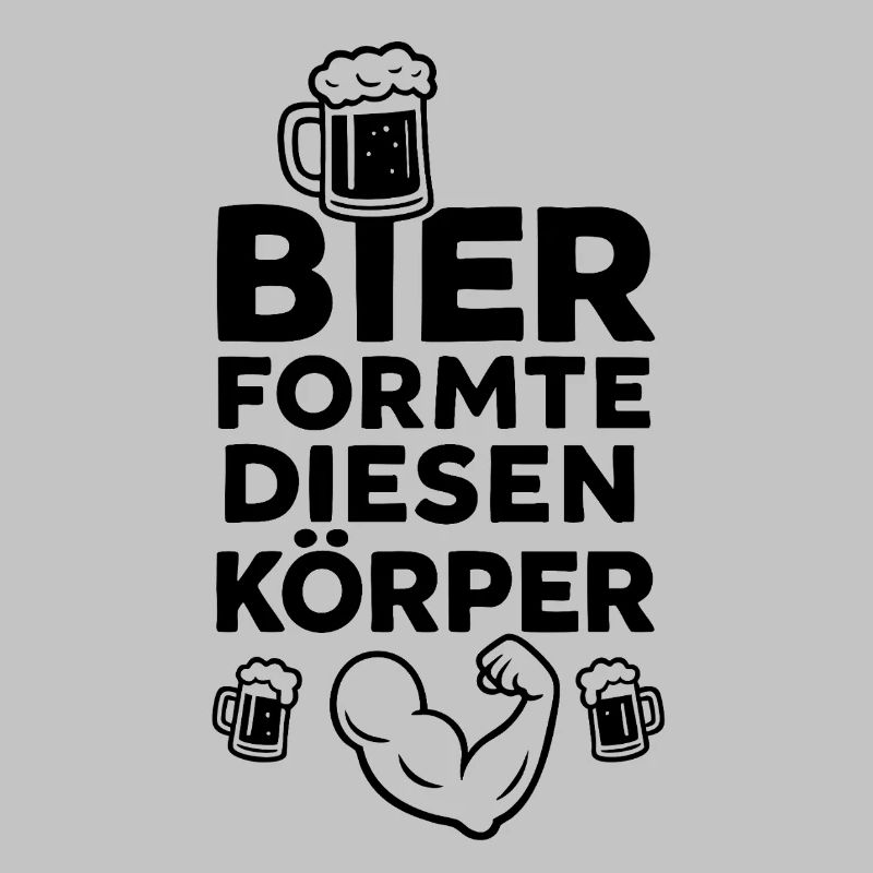 Bier formte diesen Körper