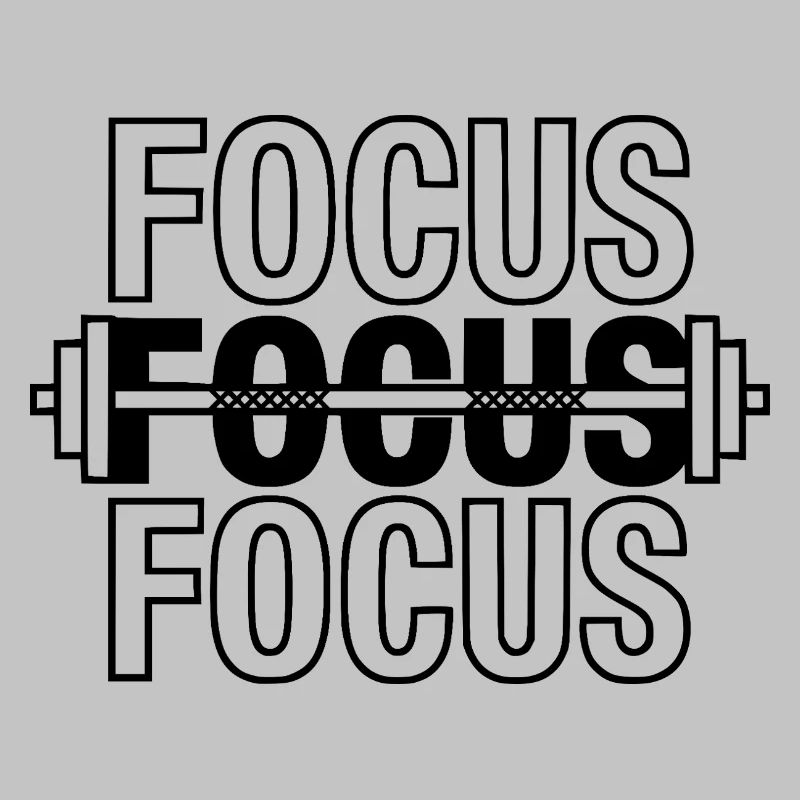 FOCUS Gym Motivation Langhantel