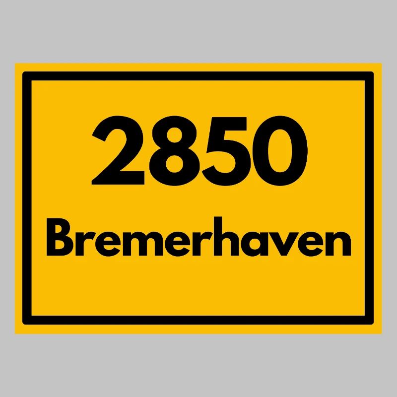 OLD POSTCODE POSTCODE RETRO 2850 BREMERHAVEN HAFEN