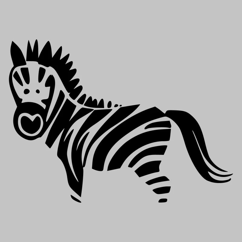 Zebra Design schwarz/ weiss